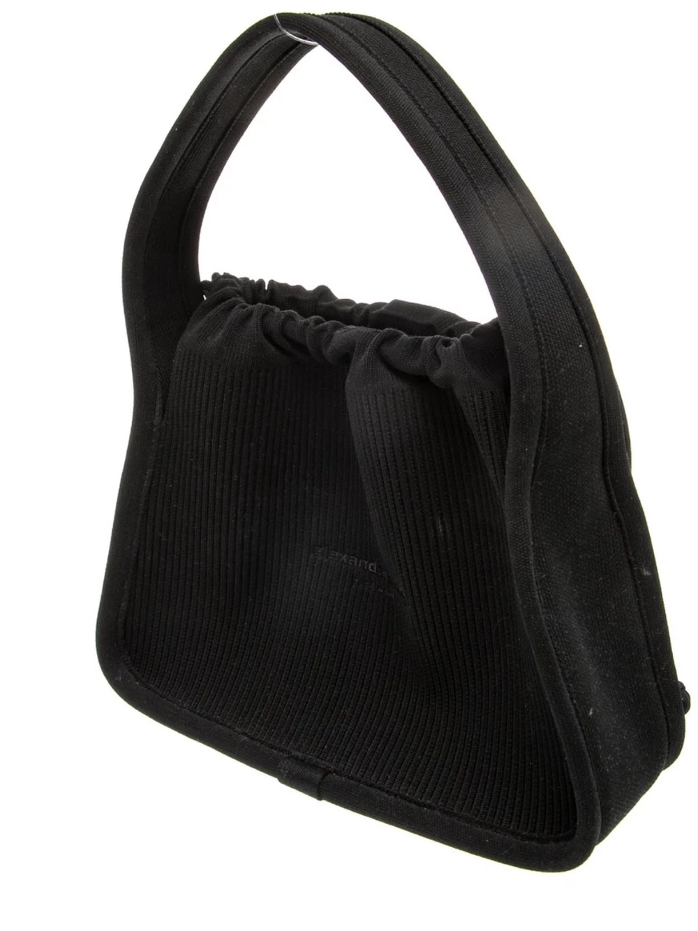 Alexander Wang Black Ribbed Shoulder Bag